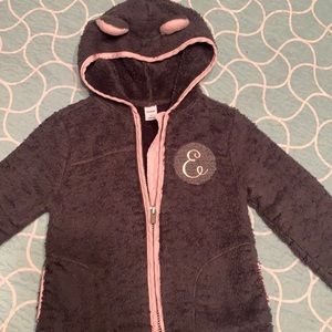 Old Navy 4t E Monogrammed Hooded Zip up